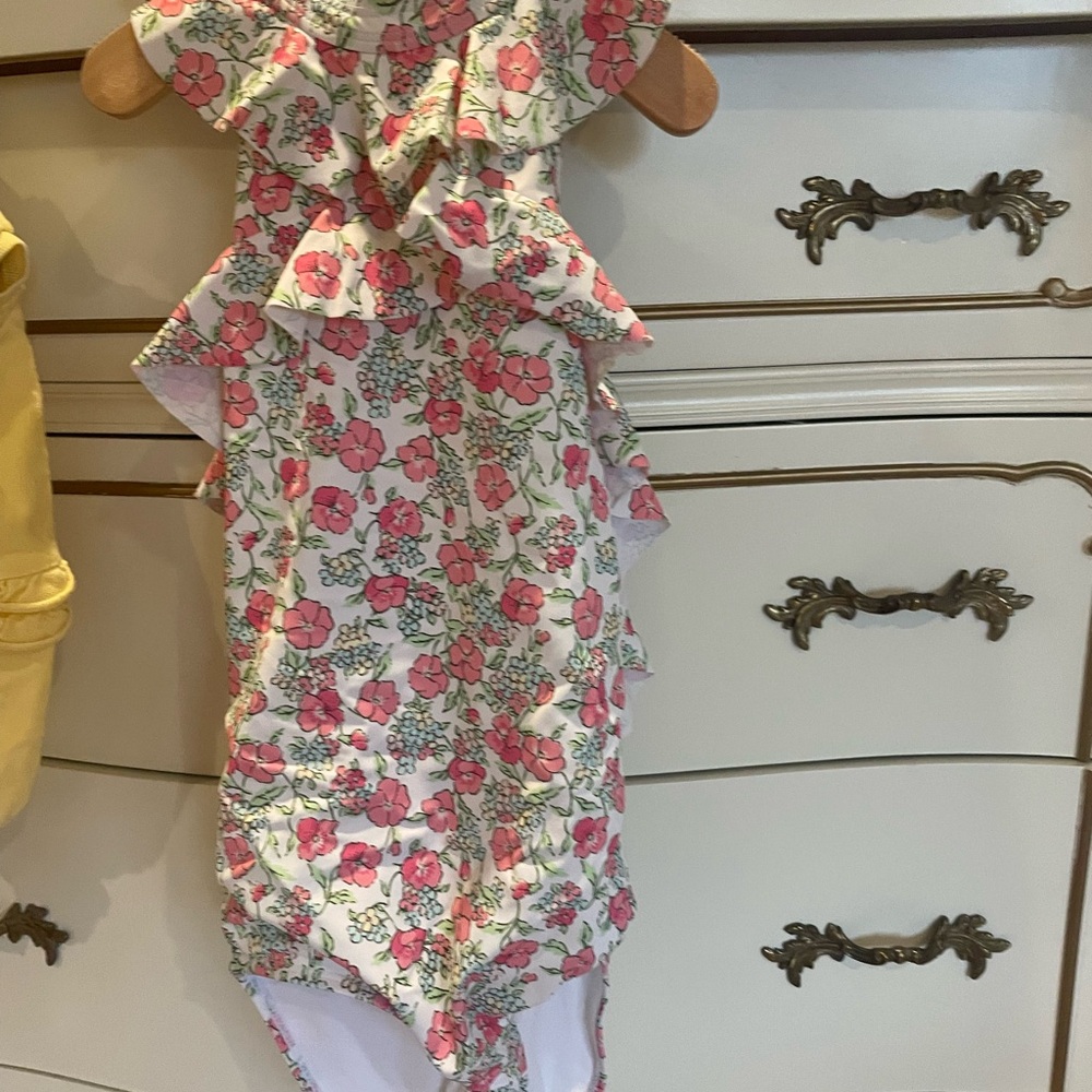 Floral Ruffle Swimsuit